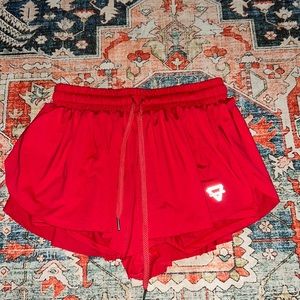 Hot pink flowy shorts. size medium